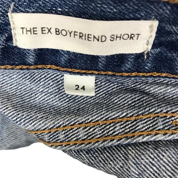 ARITZIA Denim Forum The Ex Boyfriend Short Size 24 - Picture 6 of 6